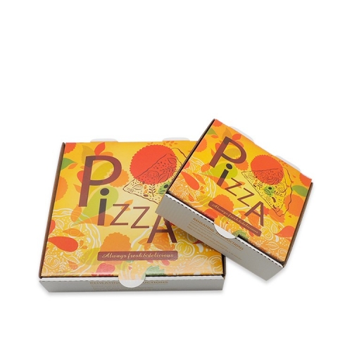 Scatole per pizza sfuse con design personalizzato usa e getta