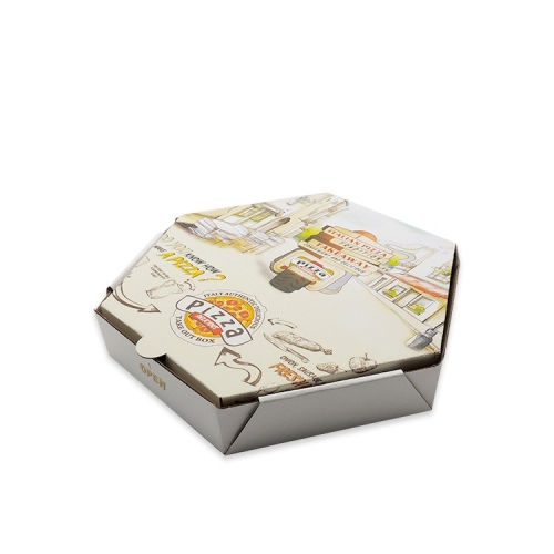 Scatola per pizza stampata personalizzata da 10 pollici stampata