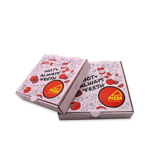 Scatola per pizza in carta kraft di alta qualità per il mercato americano