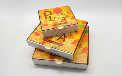 Prezzo di fabbrica Scatola per pizza rettangolare personalizzata ondulata