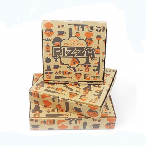 Scatola di imballaggio per pizza in cartone ondulato