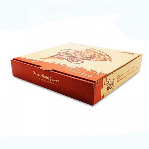 Scatola per pizza con logo in cartone ondulato a prezzo di fabbrica
