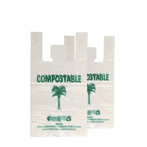 Borsa per la spesa con logo Curtom sacchetti per imballaggio compostabili stampati personalizzati all'ingrosso