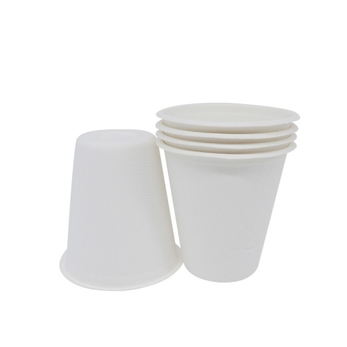 Tazza stampata personalizzata da 200 ml Tazze da caffè biodegradabili in canna da zucchero