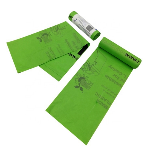 Sacchetti della spazzatura biodegradabili in PLA con stampa personalizzata di diverse dimensioni