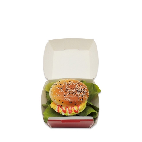 Scatola di hamburger per ristorante fast food di design personalizzato