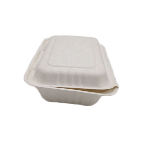 contenitori per alimenti Scatola contenitori usa e getta biodegradabili in bagassa biodegradabile