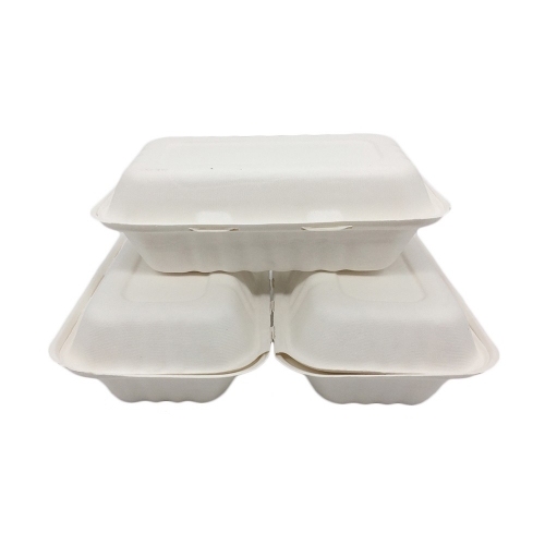 Contenitore per alimenti a conchiglia biodegradabile usa e getta non tossico per microonde per ristorante