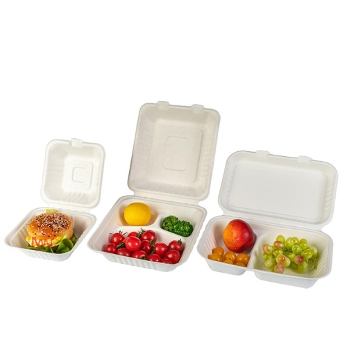 contenitore per alimenti personalizzato bagassa contenitore per alimenti biodegradabile contenitore per alimenti in canna da zucchero
