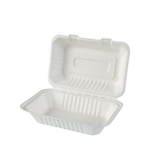 Contenitore per alimenti caldo biodegradabile Contenitore per alimenti caldo in bagassa usa e getta