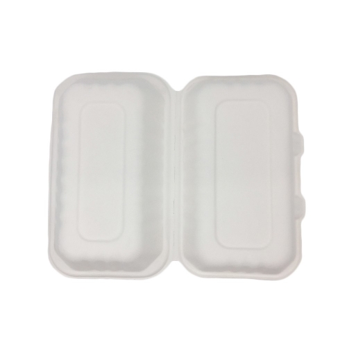 scatola biodegradabile scatola per il pranzo di canna da zucchero idrorepellente per la riunione dei compagni di classe