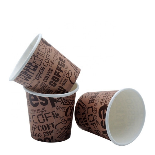 Mini tazza da caffè in carta da degustazione da 2.5 once con logo personalizzato