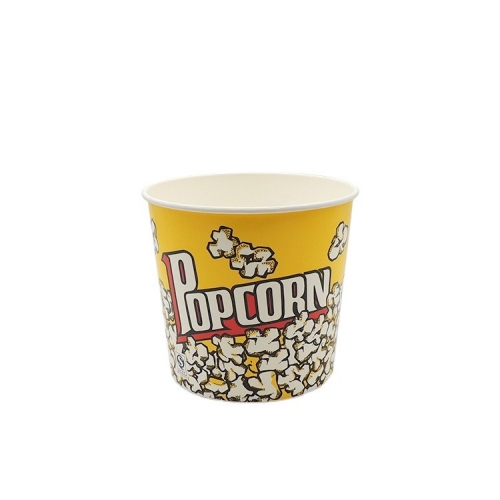 tazze usa e getta per popcorn grande secchio per popcorn biodegradabile