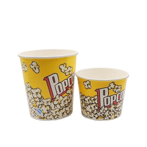 bicchieri di carta per popcorn rotondi buoni secchi di ciotola di carta per popcorn di sconto
