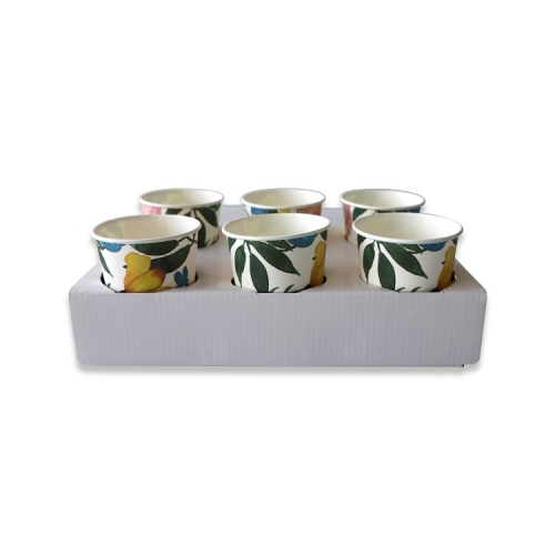 Vendita calda tazza set tazza di caffè rivestita in PLA tazza di carta all'ingrosso
