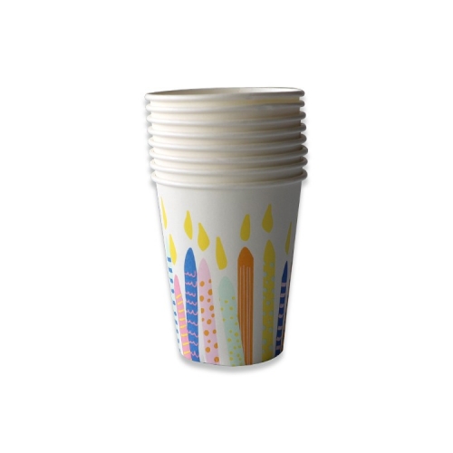 Bicchiere di carta Vending Tazza da caffè stampata in PLA con logo
