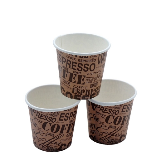 Bicchiere di carta da caffè usa e getta con logo personalizzato da 2.5 once