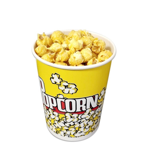 bicchiere di carta per popcorn stampato personalizzato usa e getta