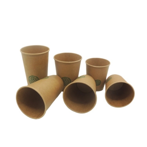 Tazze da caffè in carta Bicchieri in carta kraft italiana per bevande calde con produttori di tazze da tè in carta usa e getta