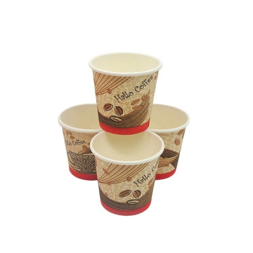 Tazza di carta da caffè con design personalizzato al miglior prezzo da 4 once