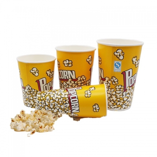 Made in China Grande tazza di popcorn biodegradabile usa e getta per il cinema