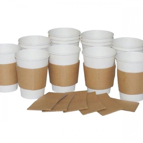 tazze da caffè in carta riciclata tazza da caffè in carta ecologica con custodia e coperchi