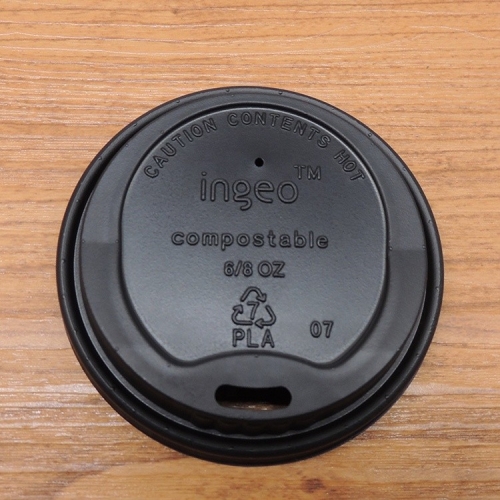 Coperchio per tazza di carta CPLA/Tappo compostabile per tazza di caffè/Coperchio per tazza ecologico