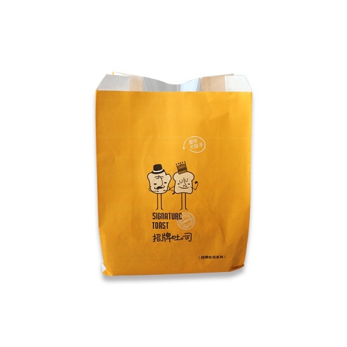 sacchetto di carta per microonde per alimenti con il tuo logo