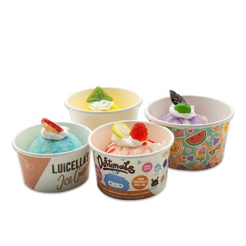 coppa gelato 2020 Contenitori per imballaggio gelato in carta stampata personalizzata