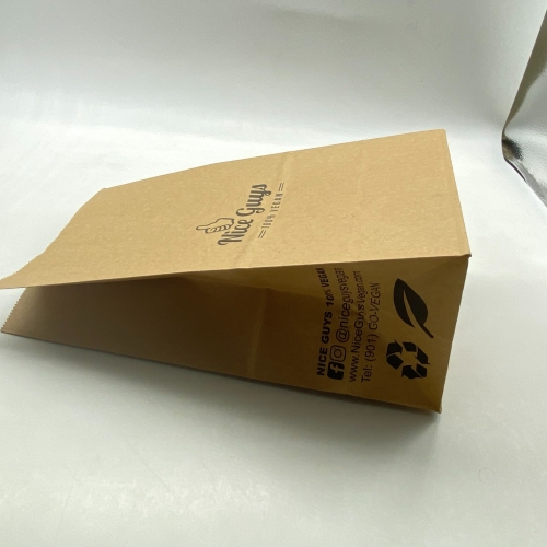 Stampa personalizzata di sacchetti di carta kraft a prezzi all'ingrosso di varie dimensioni